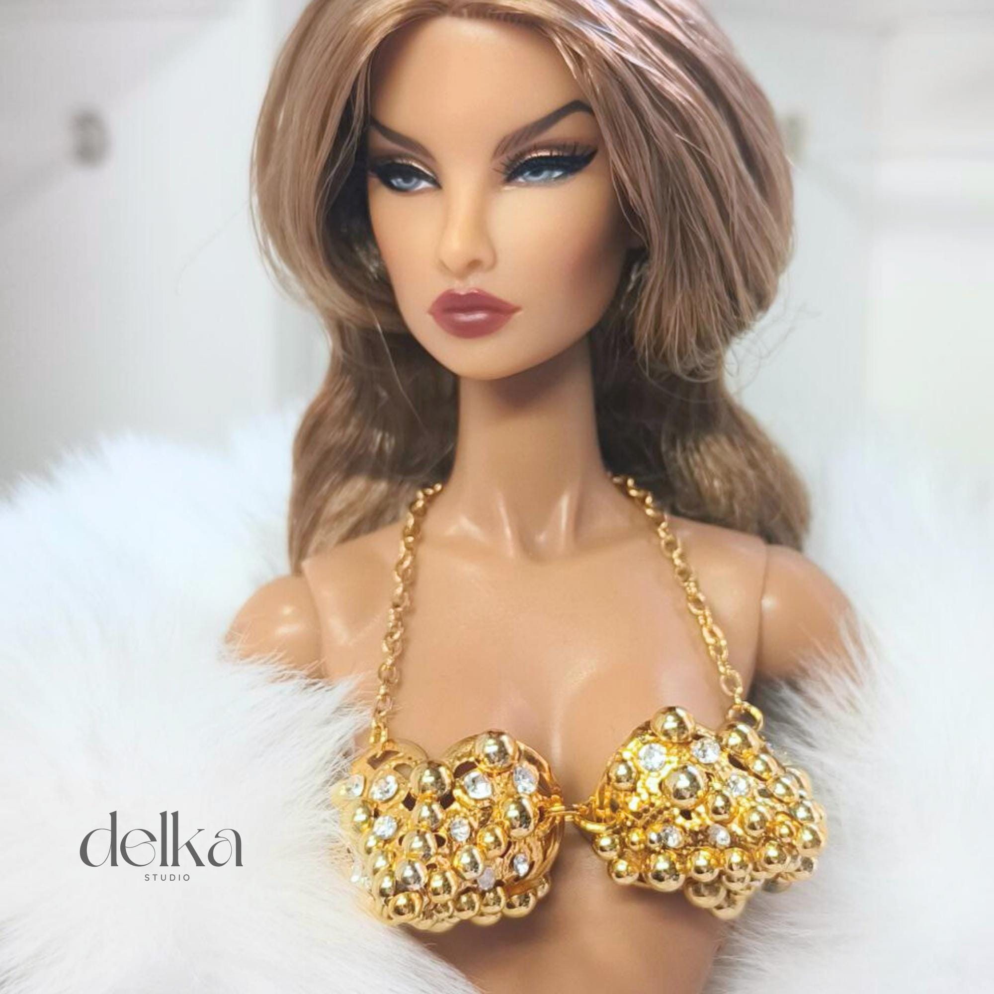 80s Metallic Cone Top, 12" Fashion Dolls, Poppy Parker, Fashion Royalty