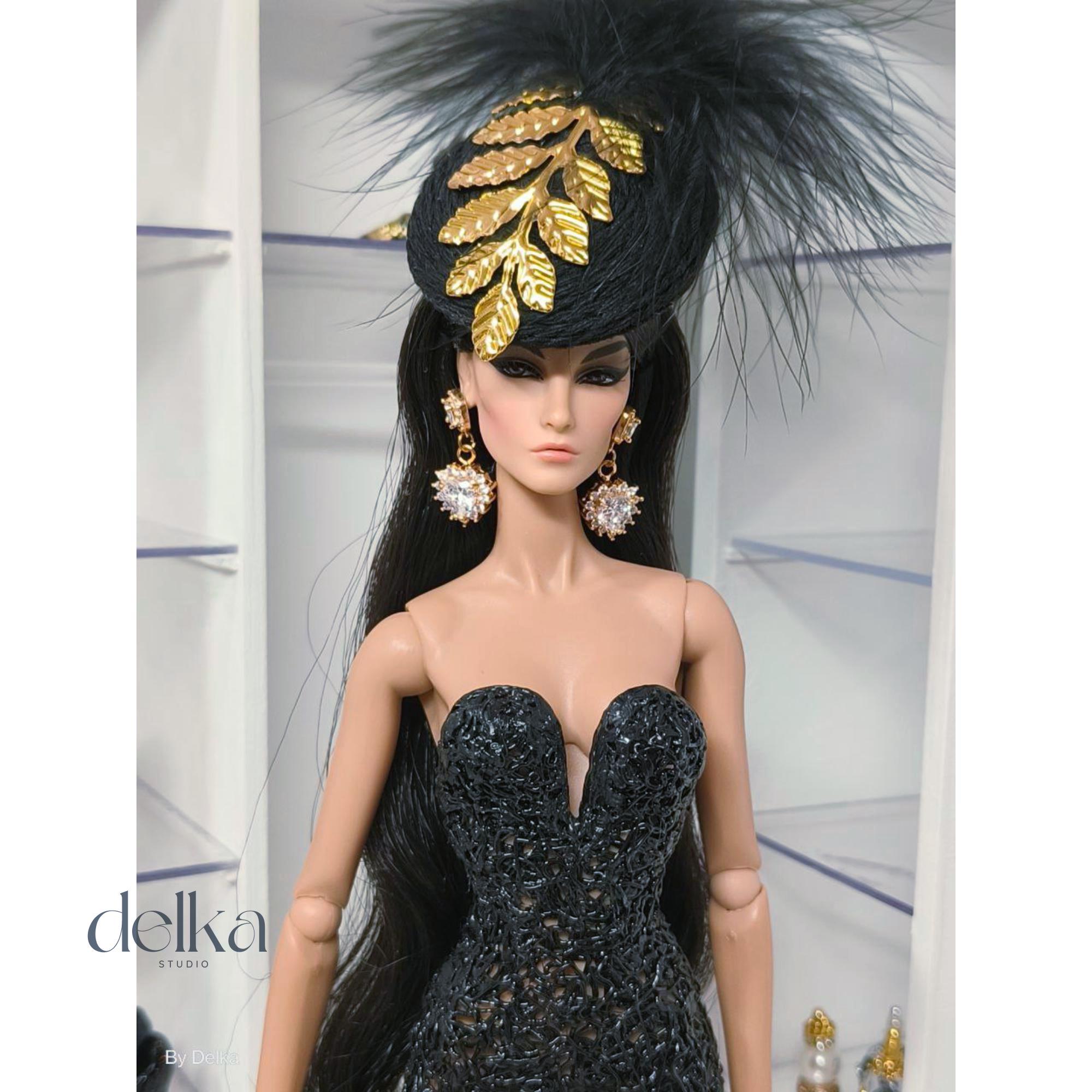 Vintage Doll Headpiece: Fashion Royalty, Barbie, 1/6 Scale