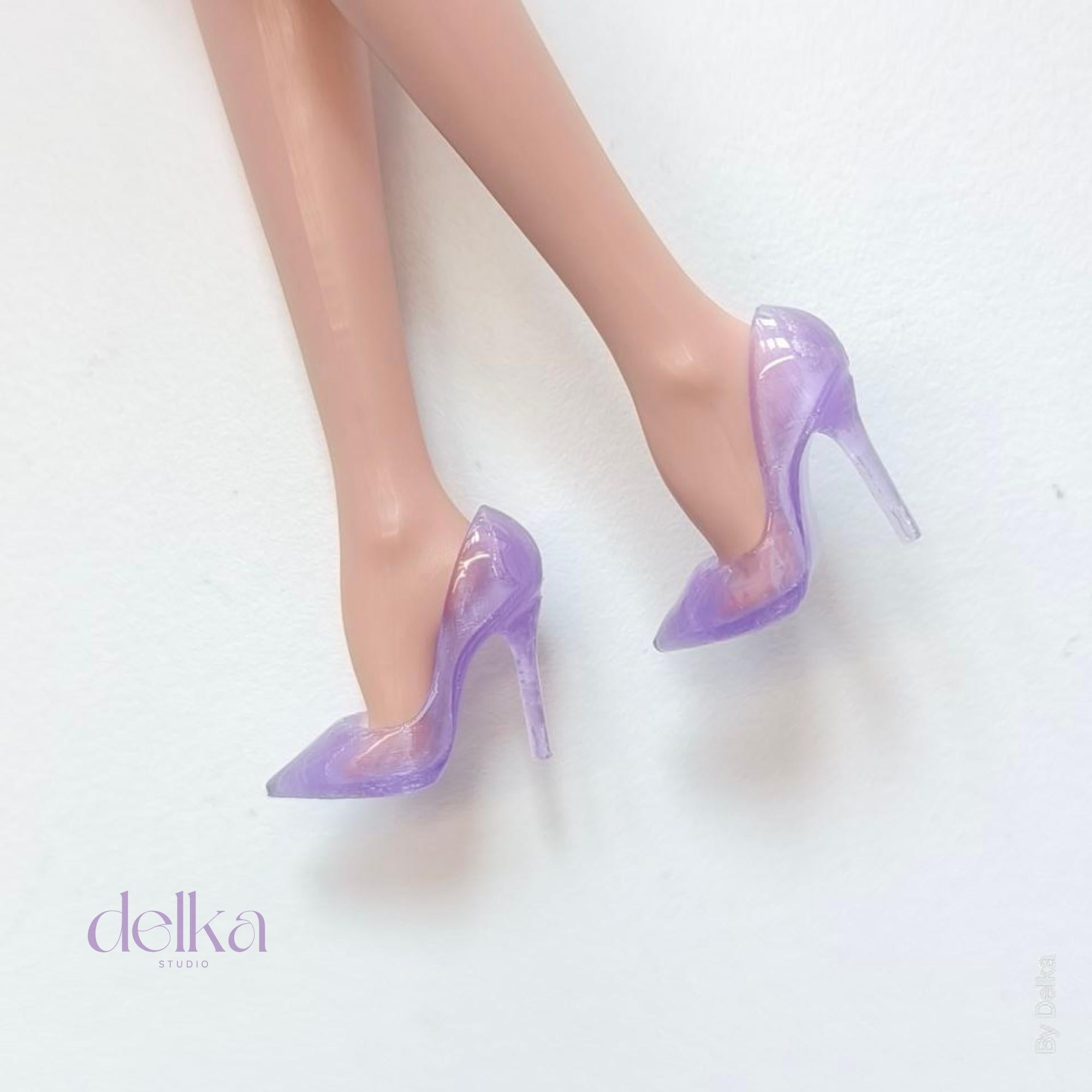 12 inch Stiletto Heels for Fashion Doll, 1/6 Scale shoes for dolls
